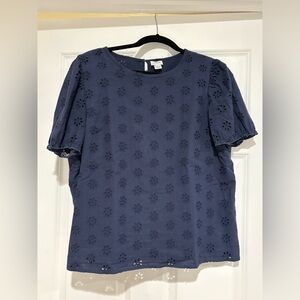 J.Crew Factory Eyelet Women's Top